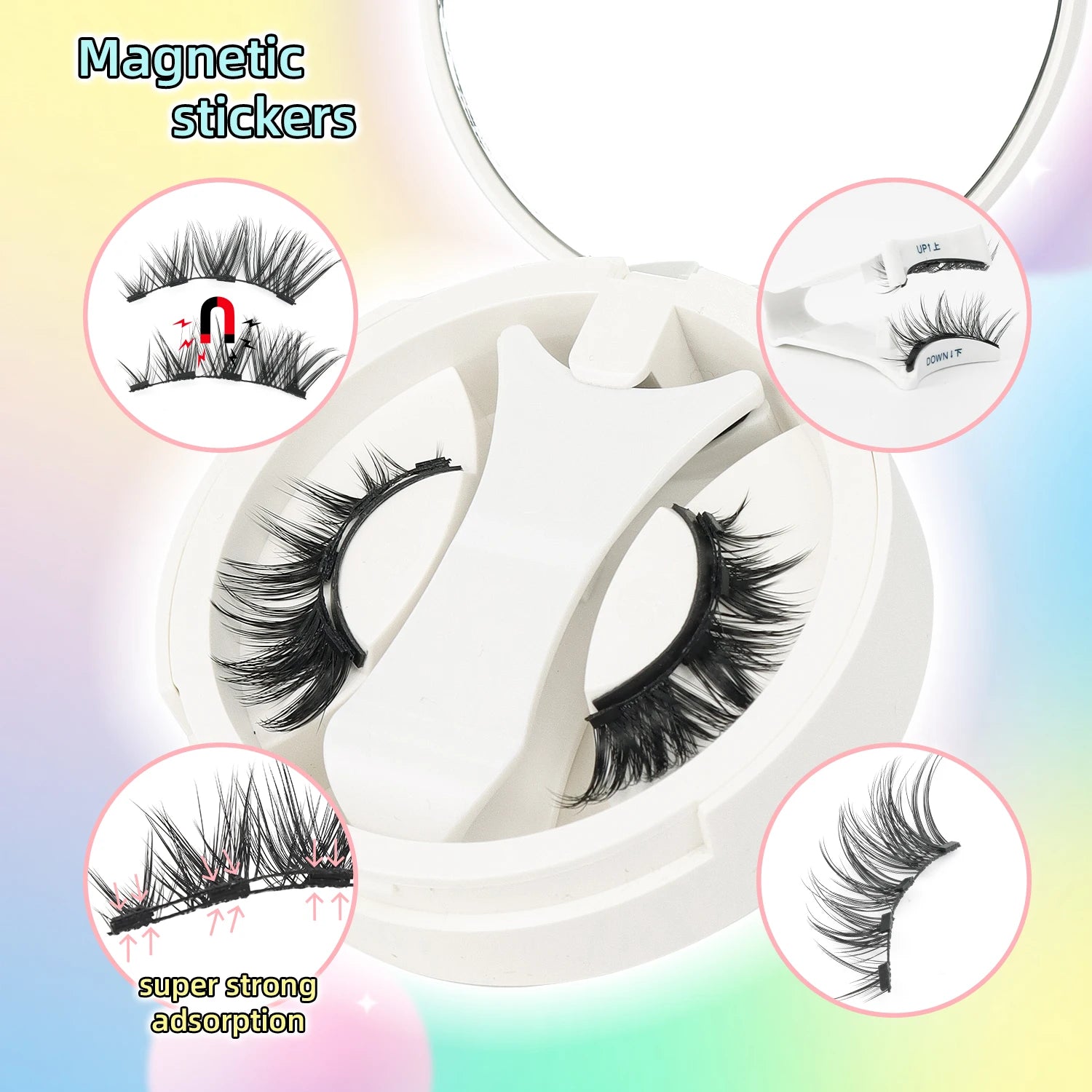Transform Your Look with Magnetic Eyelashes - Effortless, Glue-Free, and Reusable Soft Lashes for a Natural Glam